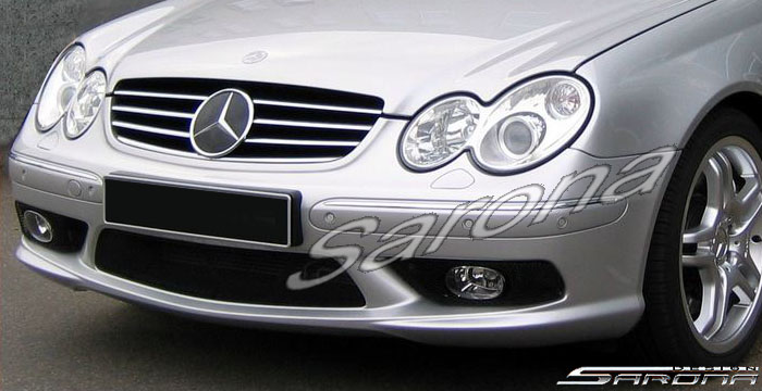 Custom Mercedes CLK  Coupe & Convertible Front Bumper (2003 - 2009) - $690.00 (Part #MB-139-FB)